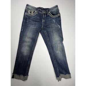 Vigoss Women's Mid Rise Heritage Fit Cropped Jeans Size 5/6